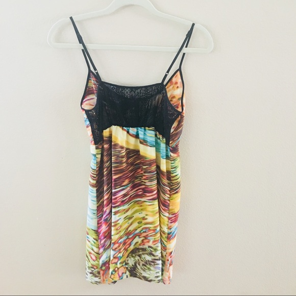 Kimchi Blue | Urban Outfitters watercolor dress - Picture 6 of 7